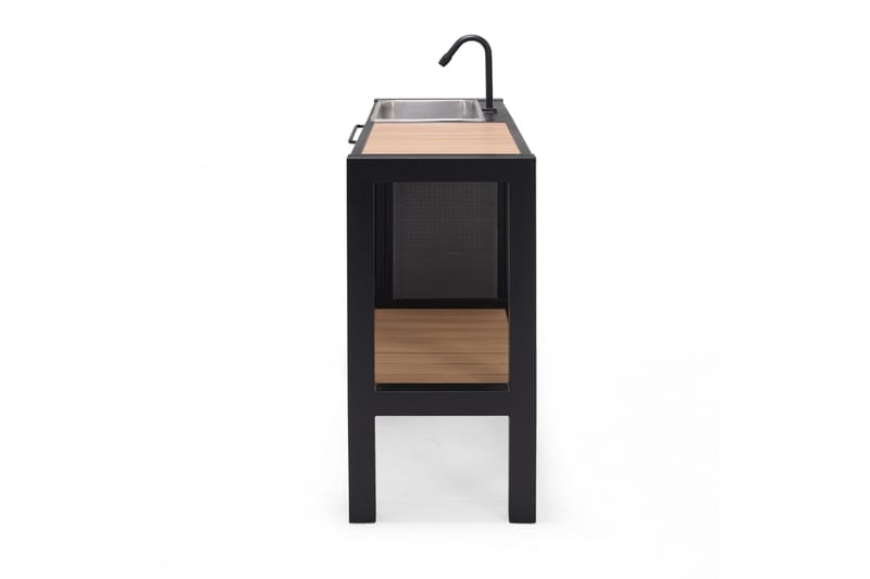 PANAMA Utekök utan grill 132x48 cm Svart - Lifestyle Garden - Utemöbler - Grillar & matlagning utomhus - Utekök