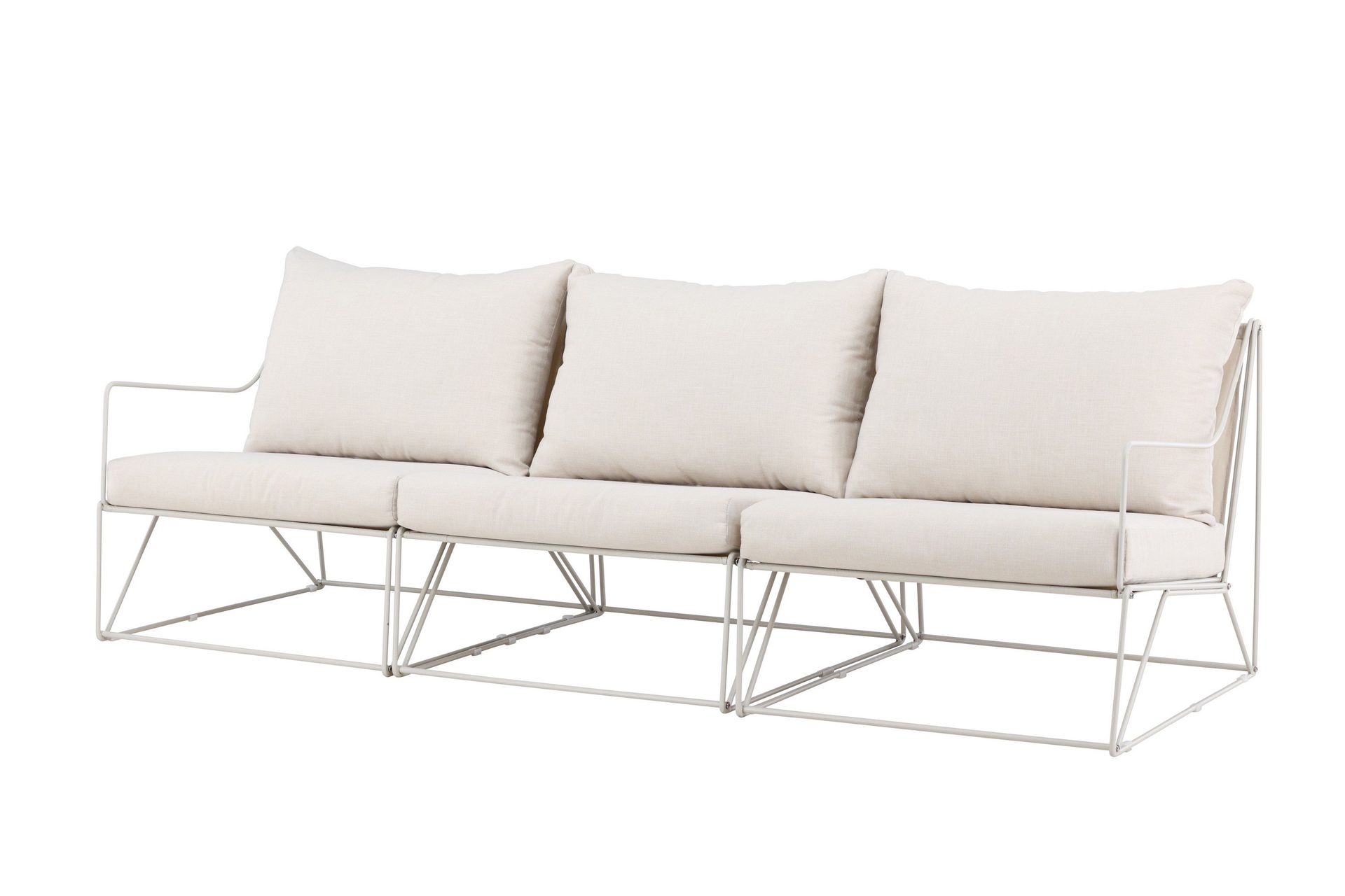 usteryd 3 sits loungesoffa - beige