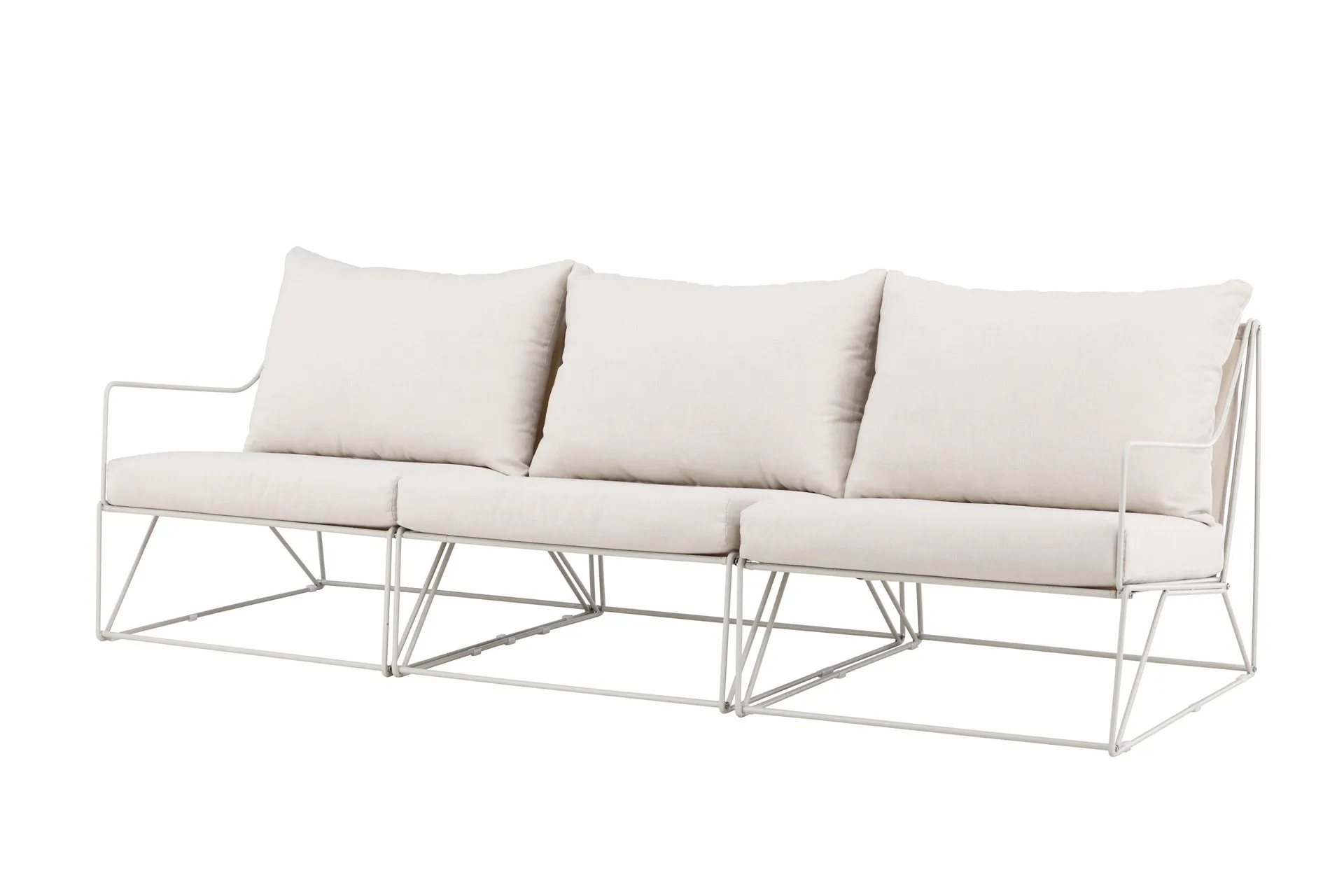 usteryd 3 sits loungesoffa - beige
