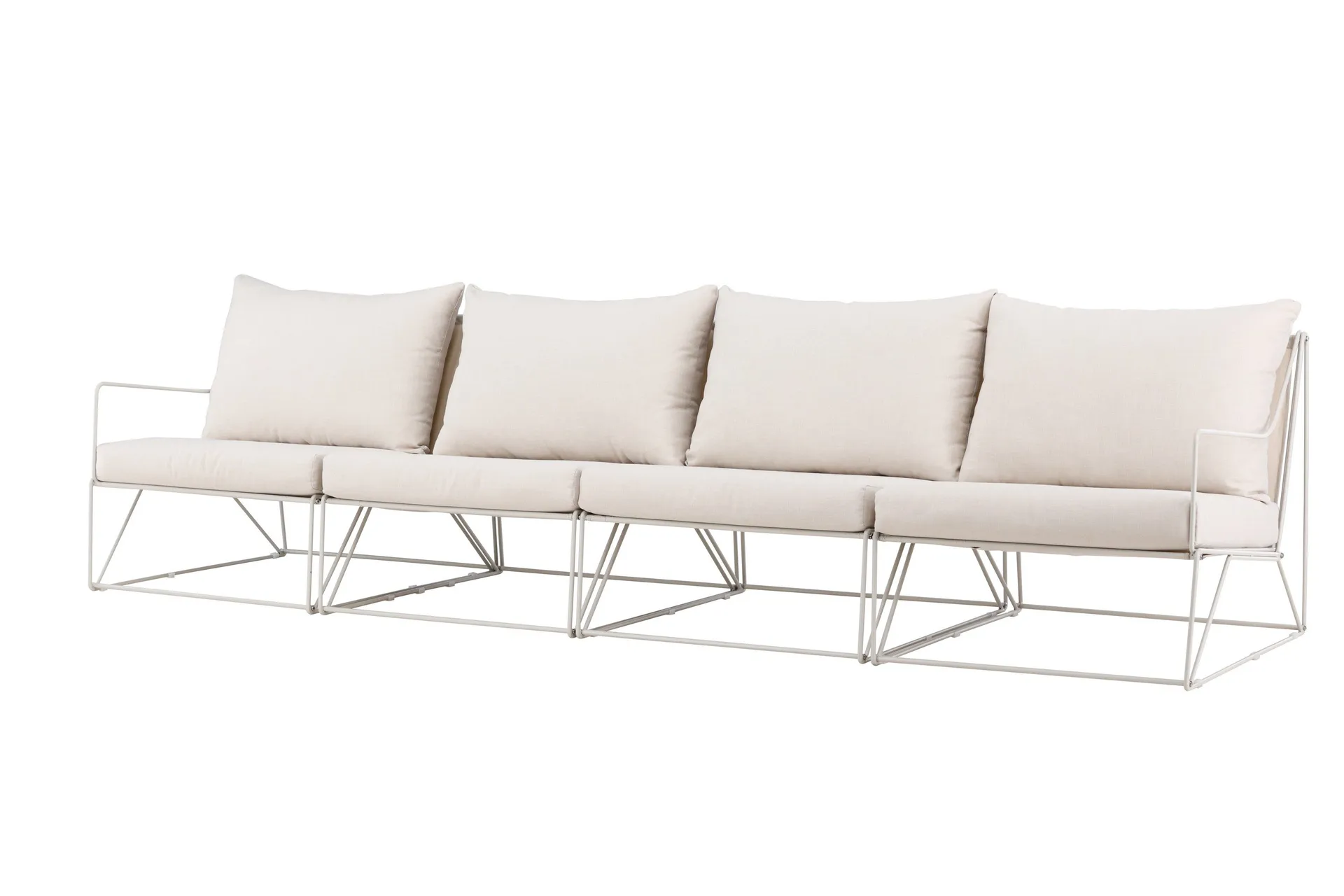 usteryd 4 sits loungesoffa - beige