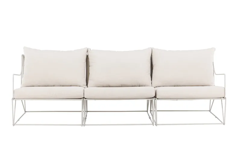 Usteryd 3 sits Loungesoffa - Beige - Utemöbler - Utesoffor & bänkar - Loungesoffa