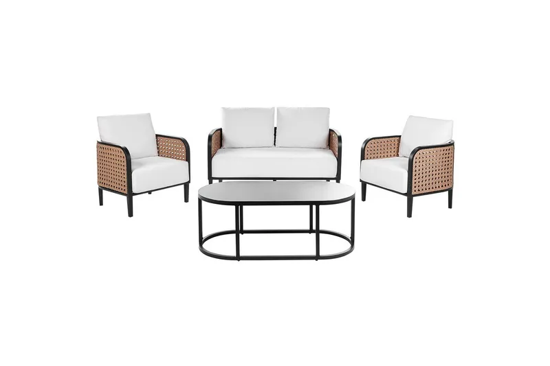 2-sitssoffa med fåtöljer Montefalco