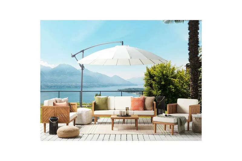 3-sitssoffa med fåtöljer Baratti - Utemöbler - Utegrupp - Loungegrupp