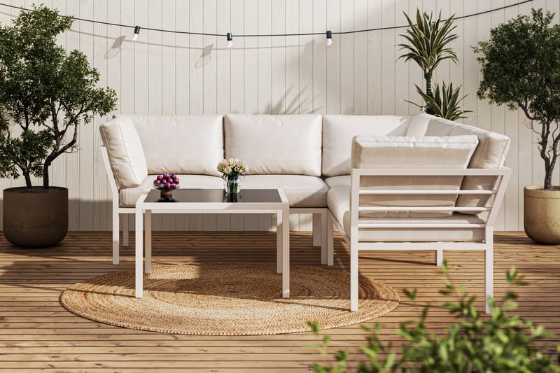 Ariany Soffgrupp Utomhus  5-sits - Beige - Utemöbler - Utegrupp - Loungegrupp