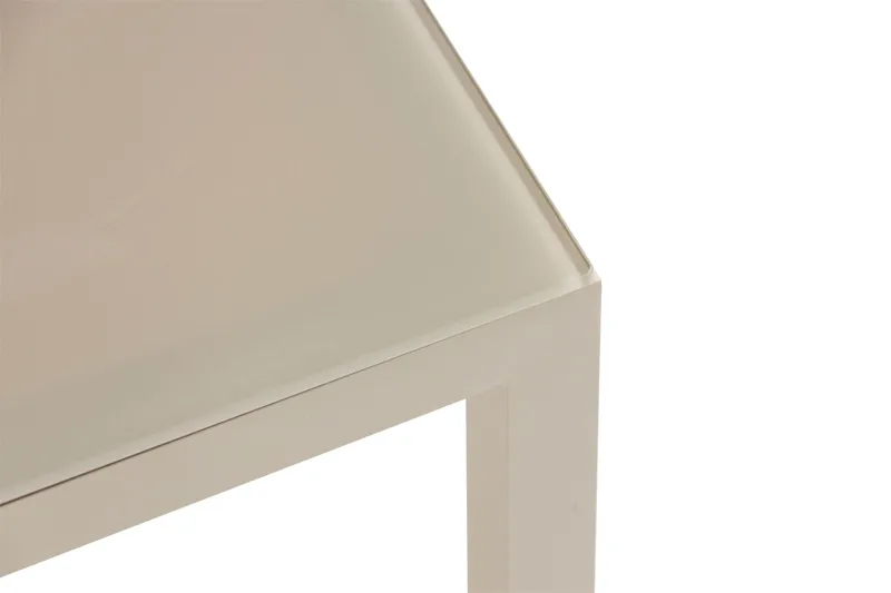 Aspvik Soffgrupp Utomhus 5-sits Aluminium - Mörk Beige / Vit - Utemöbler - Utegrupp - Loungegrupp