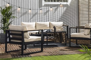 Aspvik Soffgrupp Utomhus 5-sits - Beige - Utemöbler - Utegrupp - Loungegrupp