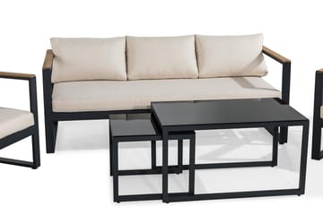 Aspvik Soffgrupp Utomhus 5-sits - Beige - Utemöbler - Utegrupp - Loungegrupp