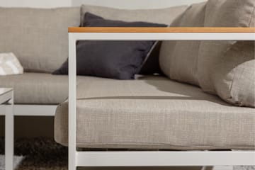 Aspvik Stor Loungegrupp Utomhus – 7-sits Loungeset i Aluminium - Utemöbler - Utegrupp - Loungegrupp