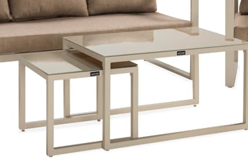Aspvik Stor Loungegrupp Utomhus – 7-sits Loungeset i Aluminium - Utemöbler - Utegrupp - Loungegrupp