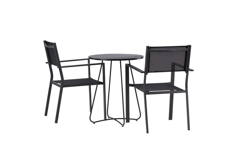 Bacong Matgrupp Utomhus 60 cm Rund med 2 Copacabana Utestolar - Utemöbler - Utegrupp - Matgrupper utomhus