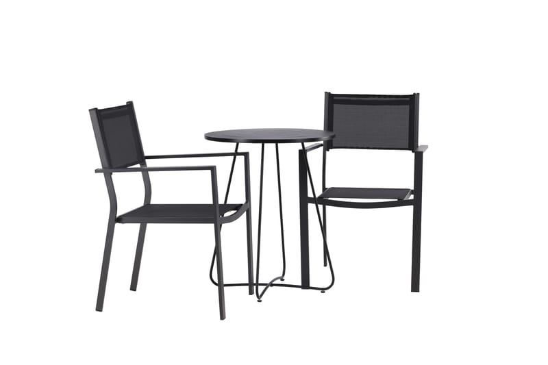 Bacong Matgrupp Utomhus 60 cm Rund med 2 Copacabana Utestolar - Utemöbler - Utegrupp - Matgrupper utomhus