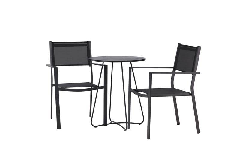 Bacong Matgrupp Utomhus 60 cm Rund med 2 Copacabana Utestolar - Utemöbler - Utegrupp - Matgrupper utomhus