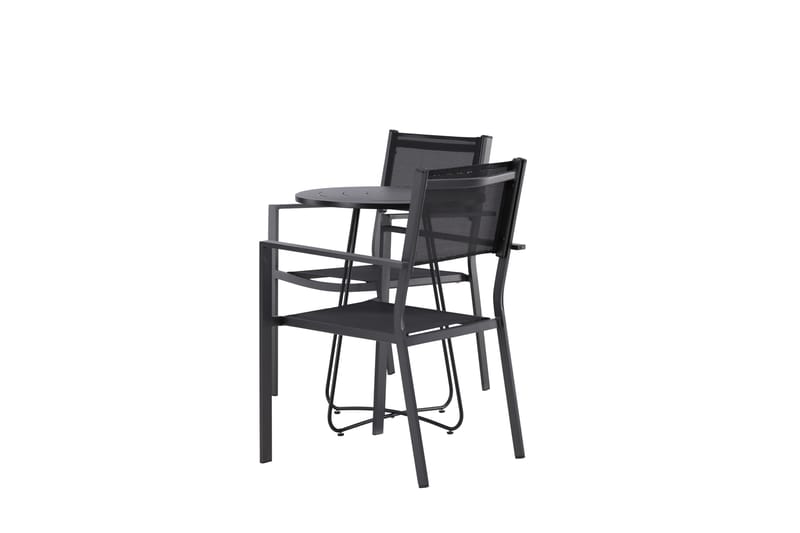 Bacong Matgrupp Utomhus 60 cm Rund med 2 Copacabana Utestolar - Utemöbler - Utegrupp - Matgrupper utomhus