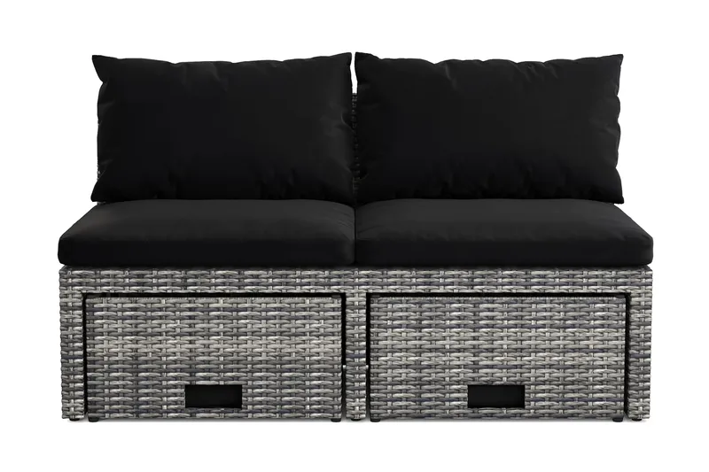 Bahamas Balkongsoffa med Pallar