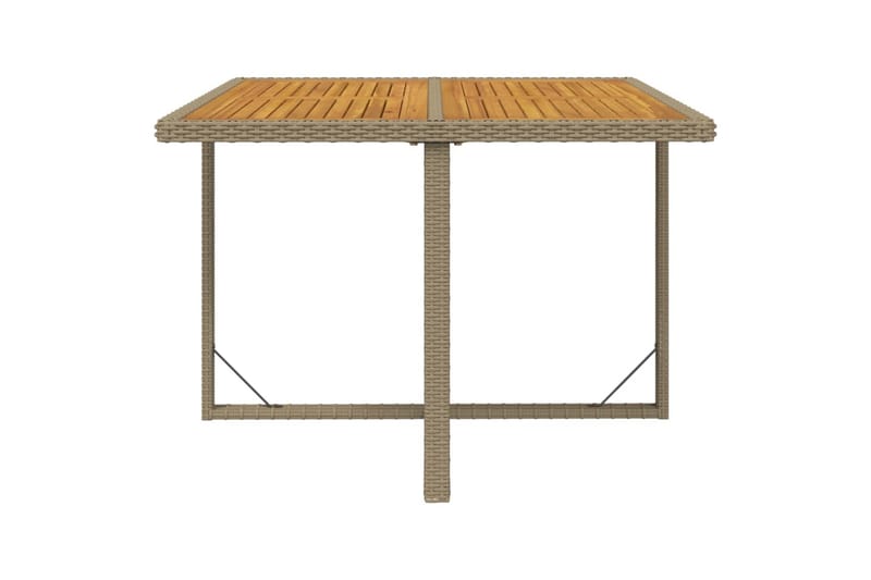 beBasic Matgrupp Utomhus för trädgården med dynor 5 delar konstrotting beige - Utemöbler - Utegrupp - Matgrupper utomhus