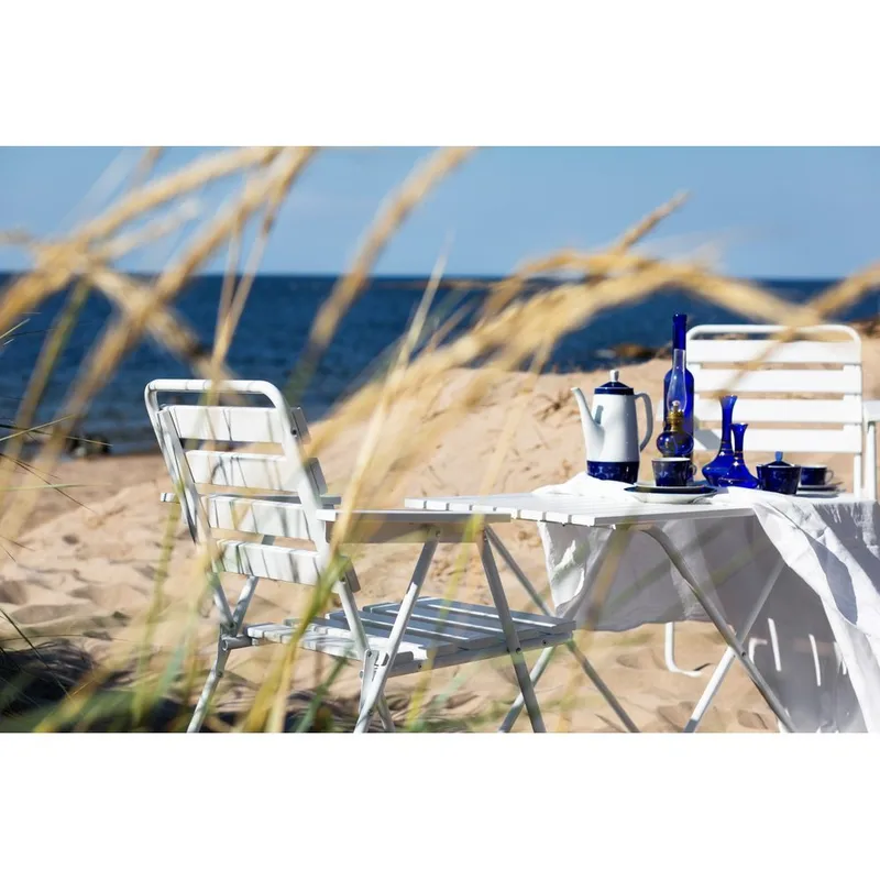 Bordsgruppset Varax Retro 401 + 2 st 305 Vit - Vit - Utemöbler - Utegrupp - Matgrupper utomhus