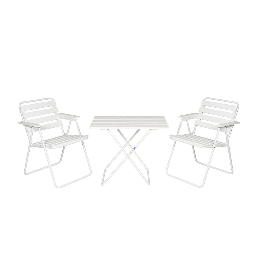 bordsgruppset varax retro 401 + 2 st 305 vit - vit