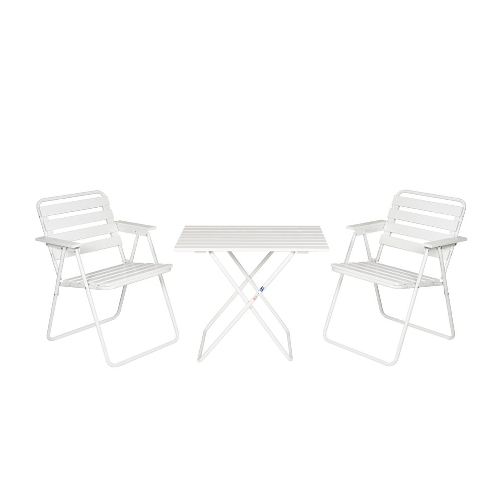 bordsgruppset varax retro 401 + 2 st 305 vit - vit