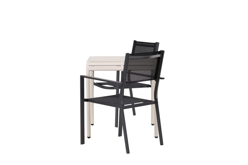 Borneo Matgrupp Utomhus + 2 Copacabana Utestolar - Beige - Utemöbler - Utegrupp - Matgrupper utomhus