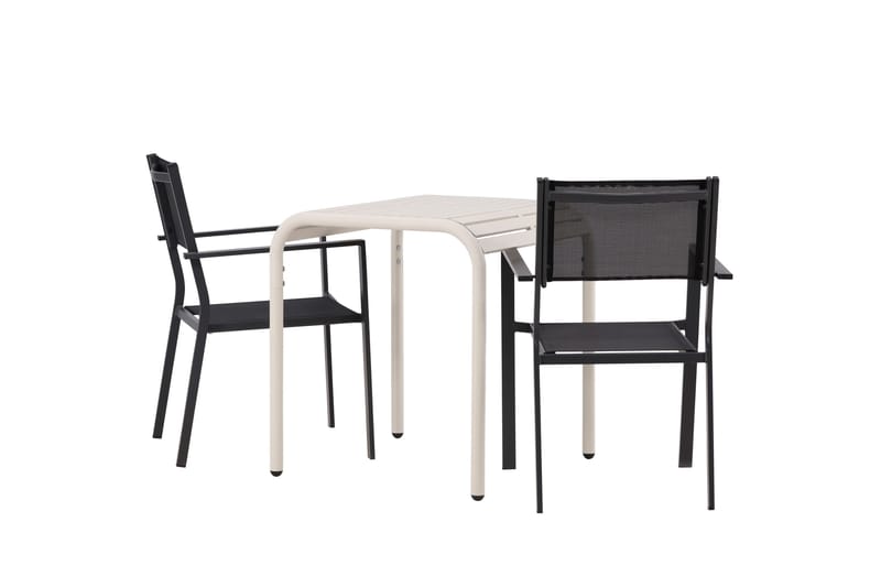 Borneo Matgrupp Utomhus + 2 Copacabana Utestolar - Beige - Utemöbler - Utegrupp - Matgrupper utomhus