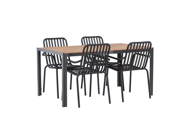 Break Matbord Utomhus 150 cm med 4 Peking Karmstol - Utemöbler - Utegrupp - Matgrupper utomhus