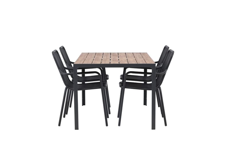 Break Matbord Utomhus 150 cm med 4 Peking Karmstol - Utemöbler - Utegrupp - Matgrupper utomhus