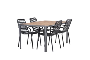 Break Matbord Utomhus 150 cm med 4 Peking Karmstol - Utemöbler - Utegrupp - Matgrupper utomhus