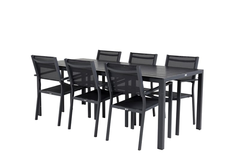 Break Matgrupp Utomhus 205 cm Rektangulär med 6 Copacabana Utestolar - Utemöbler - Utegrupp - Matgrupper utomhus