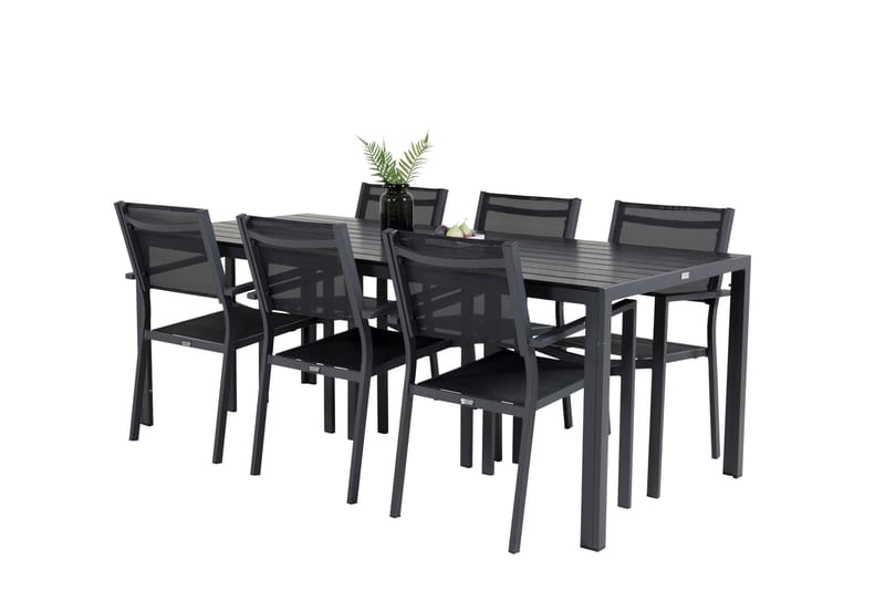 Break Matgrupp Utomhus 205 cm Rektangulär med 6 Copacabana Utestolar - Utemöbler - Utegrupp - Matgrupper utomhus