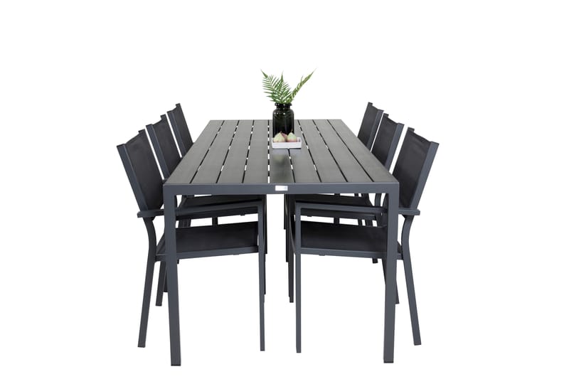 Break Matgrupp Utomhus 205 cm Rektangulär med 6 Copacabana Utestolar - Utemöbler - Utegrupp - Matgrupper utomhus