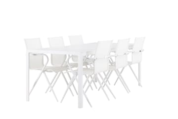 Break Matgrupp Utomhus cm Rektangulär med 6 Alina Utestolar - Utemöbler - Utegrupp - Matgrupper utomhus