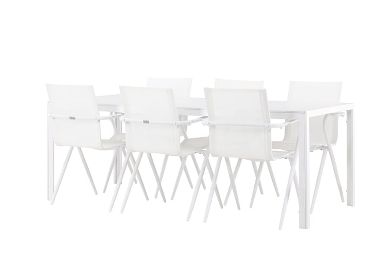Break Matgrupp Utomhus cm Rektangulär med 6 Alina Utestolar - Utemöbler - Utegrupp - Matgrupper utomhus