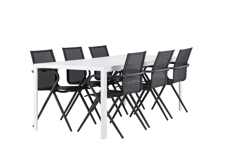 BREAK Matgrupp Utomhus cm Rektangulär med 6 Alina Utestolar - Utemöbler - Utegrupp - Matgrupper utomhus