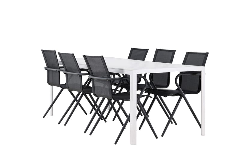BREAK Matgrupp Utomhus cm Rektangulär med 6 Alina Utestolar - Utemöbler - Utegrupp - Matgrupper utomhus