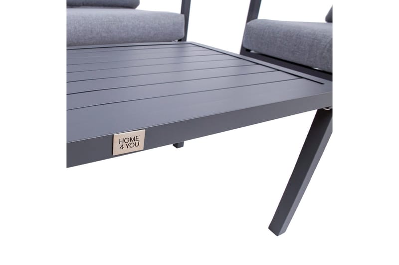 Adrio Trädgårdset Mörkgrå - Utemöbler - Utegrupp - Caféset