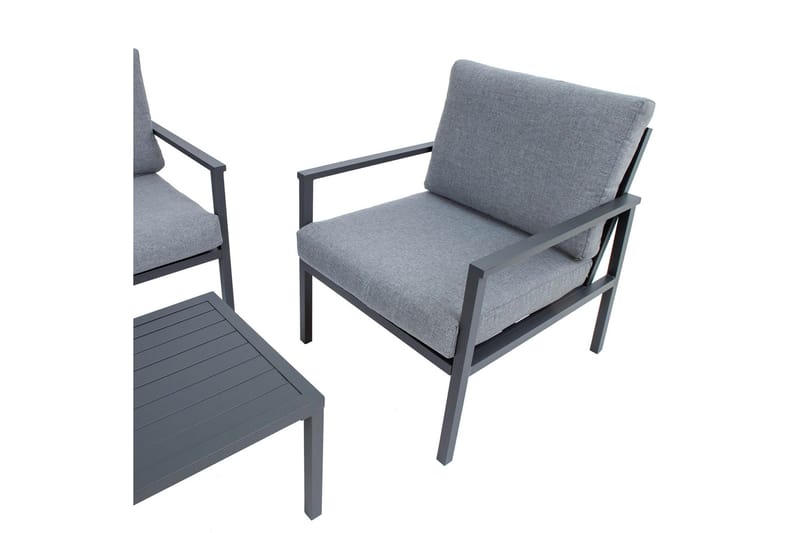 Adrio Trädgårdset Mörkgrå - Utemöbler - Utegrupp - Caféset