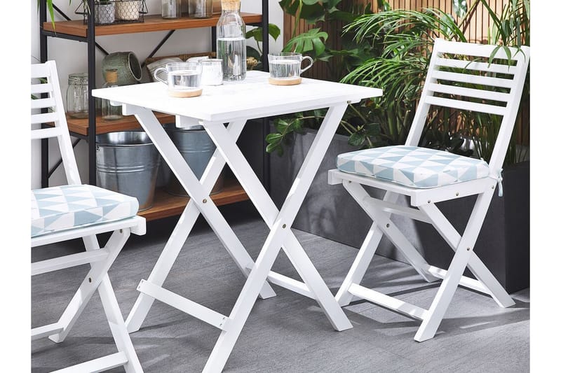 ARCELLARES Caféset Vit - Utemöbler - Utegrupp - Caféset