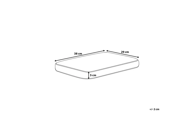 Balkongset av Utebord och 2 Utestolar brun/mintgrön FIJI - Vit - Utemöbler - Utegrupp - Caféset
