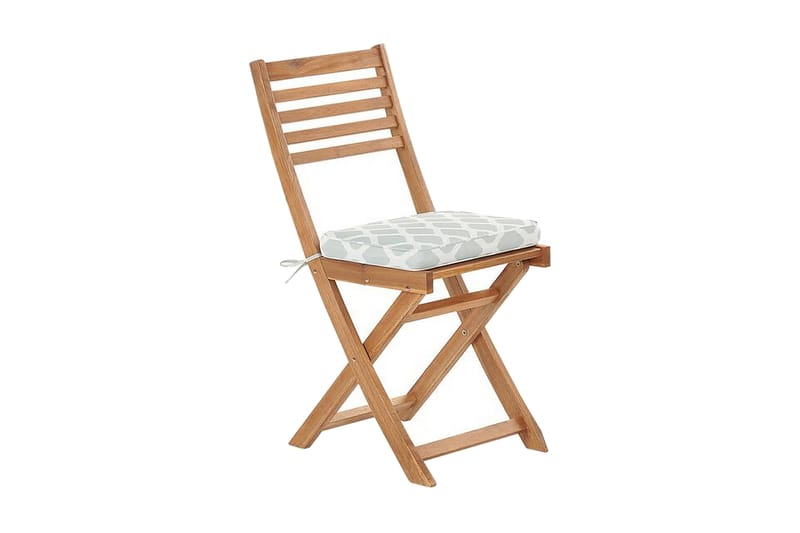 Balkongset av Utebord och 2 Utestolar brun/mintgrön FIJI - Utemöbler - Utegrupp - Caféset