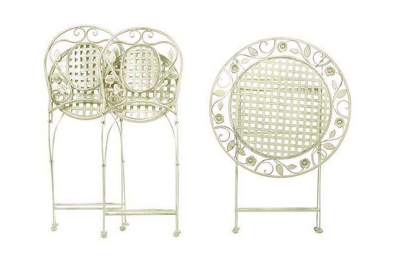 Balkongset av Utebord och 2 Utestolar ljusgrön BIVIO - Grön - Utemöbler - Utegrupp - Caféset