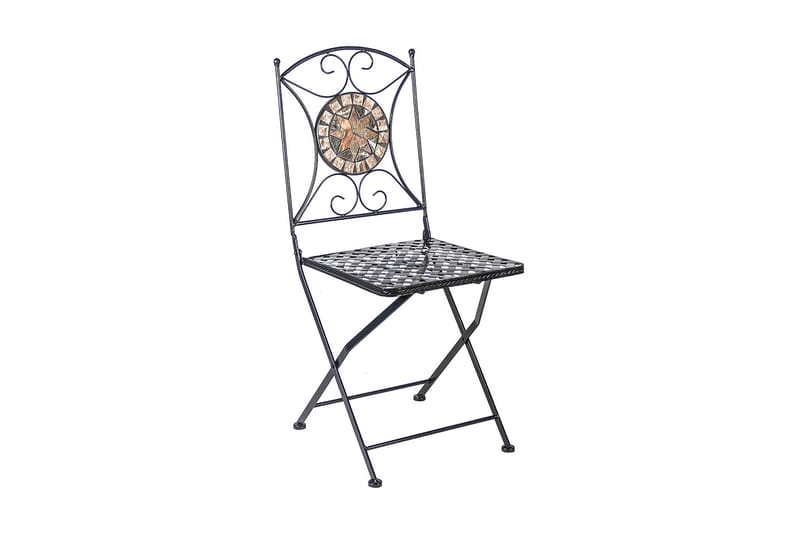 Balkongset Mosaic Utebord Och 2 Utestolar D60xh70 cm - Utemöbler - Utegrupp - Caféset