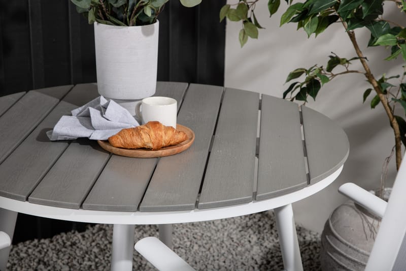 BREAK Cafégrupp Rund 90 cm + 2 BREAK Positionsstol - Venture Home - Caféset - Balkonggrupper