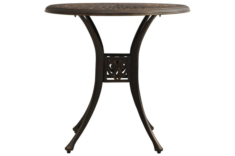 Caféset 3 delar gjuten aluminium brons - Brun - Utemöbler - Utegrupp - Caféset