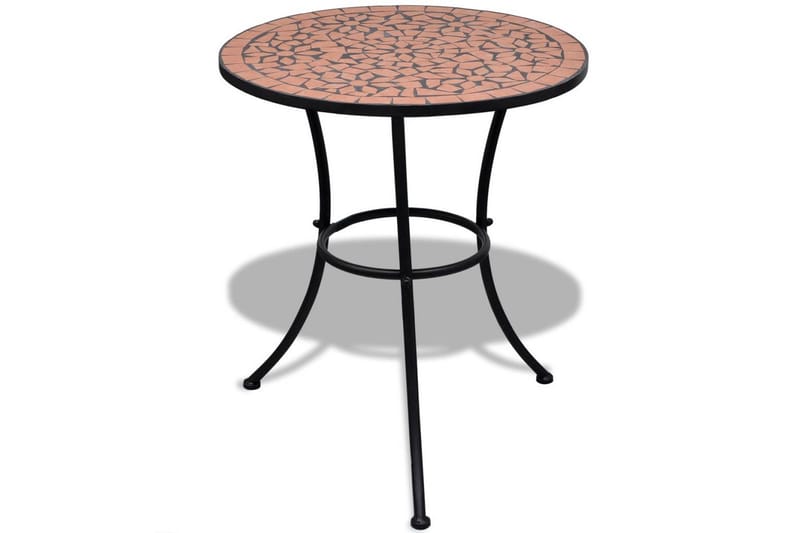 Caféset 3 delar keramik terrakotta - Brun - Utemöbler - Utegrupp - Caféset