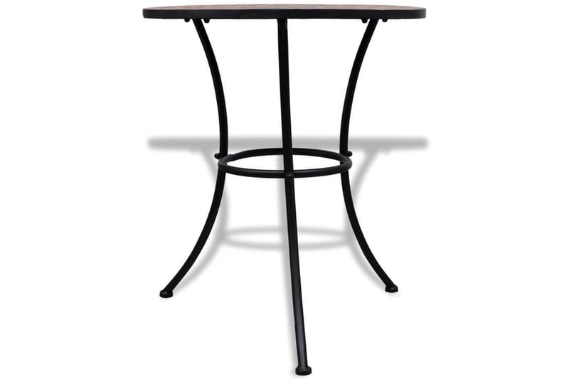 Caféset 3 delar keramik terrakotta - Brun - Utemöbler - Utegrupp - Caféset