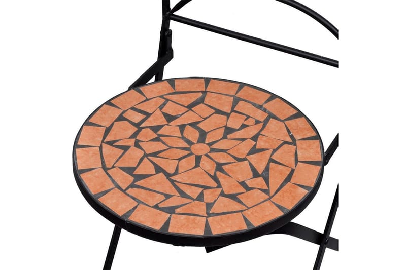 Caféset 3 delar keramik terrakotta - Brun - Utemöbler - Utegrupp - Caféset