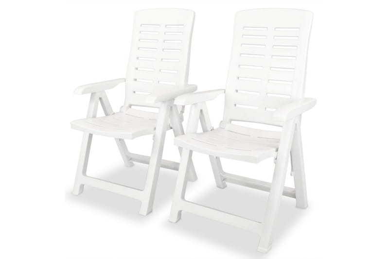 Caféset 3 delar plast vit - Vit - Utemöbler - Utegrupp - Caféset