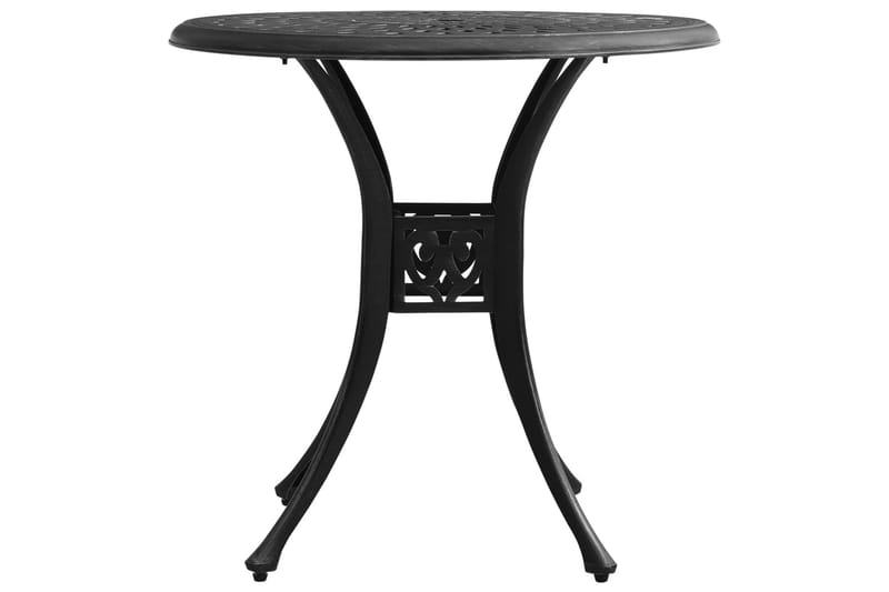 Caféset 5 delar gjuten aluminium svart - Svart - Utemöbler - Utegrupp - Caféset