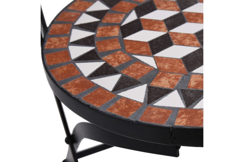 Caféset Mosaikbord keramik terrakotta - Brun - Utemöbler - Utegrupp - Caféset