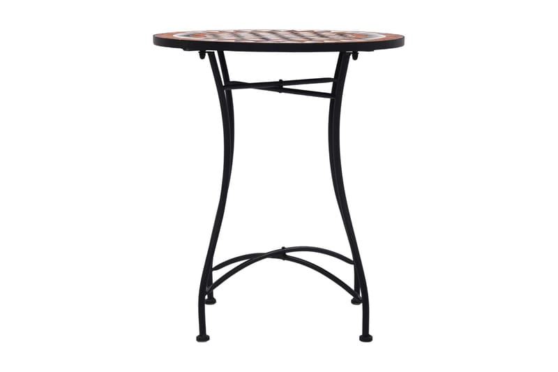 Caféset Mosaikbord keramik terrakotta - Brun - Utemöbler - Utegrupp - Caféset
